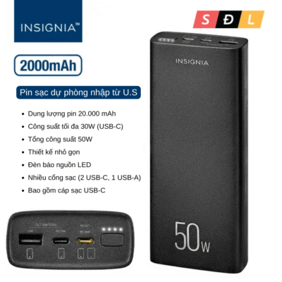 sạc dự phòng 20000mah sạc được bao nhiêu lần