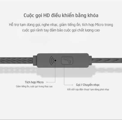 Tai nghe Bagi có dây chất âm nguyên bản BM-M1
